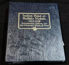 Indian Head or Buffalo Nickels, 1913-1938 Whitman Classic Album - NICE w/ 1919