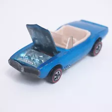 1968 Blue Custom Firebird Convertible - Hotwheels Diecast Redline - OXVEL