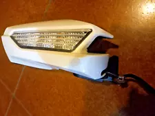 Metallic white right Mirror LED Turn Signal For Honda Goldwing 1800 2018-23