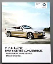 2012 BMW 6 SERIES CONVERTIBLES SALES BROCHURE CATALOG ~ 62 PAGES