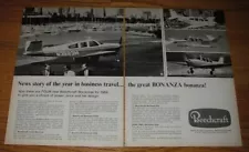 1968 Beechcraft Advertisement - Turbo Bonanza, Bonanza E33A, V35A and E33 Planes