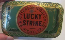 Patterson Tobacco Lucky Strike Tin Richmond Virginia