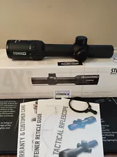 Steiner P4Xi 1-4x24 Riflescope P3TR Illuminated Reticle 30mm Tube Excellent