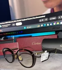 cartier glasses for men gold frame (ct0020O)