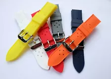 RUBBER DIVE WATCH STRAP/BAND FOR OMEGA/ROLEX SWISS WATCHES TROPICAL FREE POST!