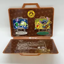 Tokyo Disney Resort Pin Vacation Package Mike & Celia / Stitch #B NOT FOR SALE