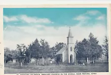 New ListingVintage Postcard Smallest Church in the World Festina, Iowa Unposted