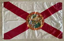 Florida State Flag 3x5 feet Great Seal Of The State Of Florida In God We Trust