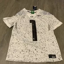 Nike Oregon Ducks Football Eggshell White Jersey #1 Men’s Size: Medium NWT