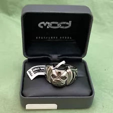 NEW GENUINE HARLEY DAVIDSON MOD HSR0004 SZ 10 Men's Skull Ring