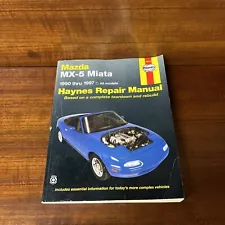 Mazada MX-5 Miata 1990 Thru 2009 Haynes Repair Book Manual