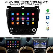 10.1" 16GB HD Android 13 Car GPS Navigation Radio Player For Honda Accord 03-07