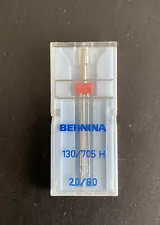 Vintage Bernina 130/705 H 20/80 Sewing Machine Double Needle With Case NEW