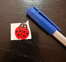 Lady Bug Small Size 1 Piece Pleastic Sticker For Desk.