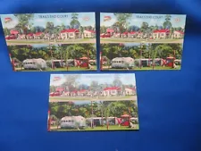 Trails End Court Daytona Beach FL Hotel Cottages Travel Trailer Postcards