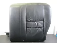 2005 Honda Accord 2-Door Left Driver Rear Seat Back Section (Black Leather)