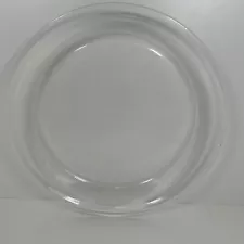 Vintage Pyrex Pie Serving Baking Deep Dish 10" Clear #210 Flat Rim E-22