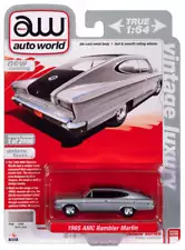 1965 AMC Marlin Silver body color w/ Black Roof & Trunk Hobby Exclusive Auto Wor