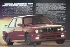 1987 BMW M3 Print Ad