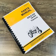 Parts Manual For John Deere 520 530 Tractor Catalog Gas Lp Factory Schematics