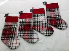 New with Tag-Group of Four Beautiful Christmas Stockings-$80.00 Retail