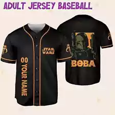 Personalized Star Wars The Mandalorian Boba Fett Baseball Jersey Shirt