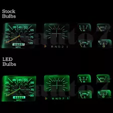 Dash Cluster Gauge Green LED LIGHT BULB KIT Fit 80-86 Ford F100 F150 F250 Bronco (For: 1981 F-100)