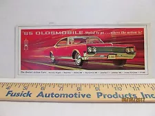 1965 Oldsmobile Dealership Pocket Sales Brochure Cutlass 442 F-85 Starfire 88 98