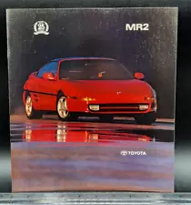 1990 Toyota MR2 Sales Salesman Showroom Brochure 12pgs