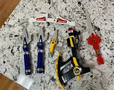 Vintage Mighty Morphin’ Power Rangers Kids Cosplay Weapons Set Bandai