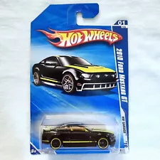 2010 Ford Mustang GT Black #069 Hot Wheels HW Garage 1:64 Scale For Sale