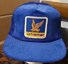 Vintage Ultramar Commercial Industrial Sales Hat Cap Snapback Trucker Mesh Gas