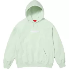 Supreme Box Logo F23 2023 LIGHT GREEN Hoodie L Brand New *IN HAND*