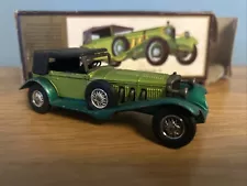 Matchbox Models Of Yesteryear Y16 1928 Mercedes SS Coupe Issue 9 - Stutz Green