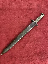 WWI German Bavarian Ersatz M 1915 Sawback Bayonet