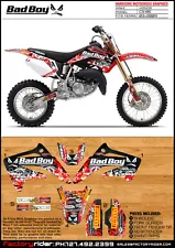 2003-2009 HONDA CR 85 BAD BOY Motocross Graphics DIRT BIKE GRAPHICS DECO DECALS (For: Honda)