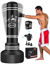 Freestanding Heavy Punching Bag for Athletic Pattern with Pump and Gloves