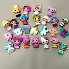 Pack 25pcs Lalaloopsy Tinies Dolls Mini Tiny 1'' Figures & Pets Cake Tooper Toys