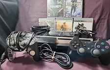 Sony PlayStation 3 80GB Console CECHK01 1 Modded Controller CoD Bundle