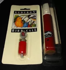 New Handmade AUDUBON BIRD CALL and Faulk's D-8 Dove Call - Original pkg