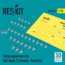 RESRSU320084U 1:32 ResKit Vortex Generators for BAe Hawk T.2 (REV/KIN kit)