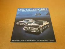 1980 Oldsmobile Toronado Delta 88 Royale Ninety-Eight sales brochure literature