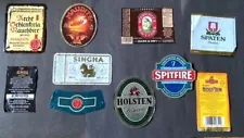 10 Mixed Beer Labels