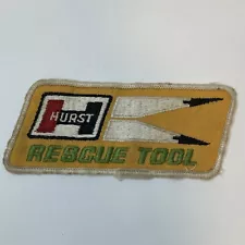 Vintage 1970s HURST RESCUE TOOL Patch Stock Car Racing Jaws Of Life