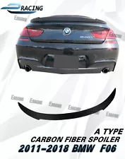 For 2011-2019 BMW F06 6-Series 640i 650i M6 Gran Coupe Carbon fiber spoiler lip (For: BMW 650i Gran Coupe)