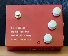 Klon KTR Overdrive Pedal guitar effects with box and papers