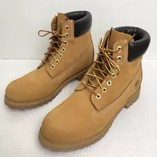 Timberland 6 Inch Premium Boot Wheat Nubuck 10061 Men's US Size 10M