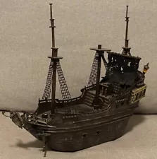 RARE Disney Pirates Of The Caribbean At Worlds End Black Pearl Ship FOR PARTS!