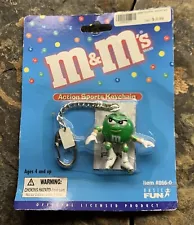 M & M Candy Green Roller Skating Key Chain. New