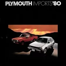 1980 PLYMOUTH SAPPORO ARROW CHAMP SALES BROCHURE BOOK